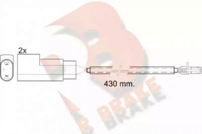 R BRAKE 610413rb -  